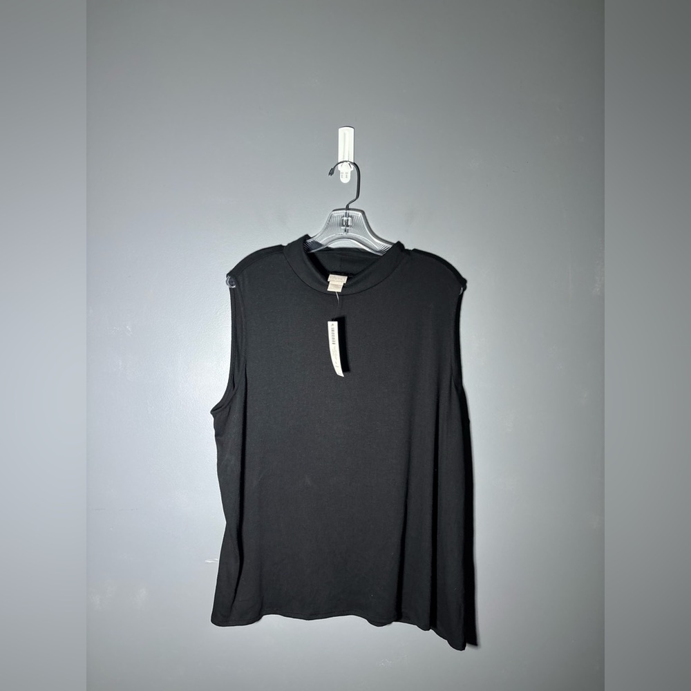 Chicos Cozy Mock Neck Tank Top Size XXL - Picture 1 of 4